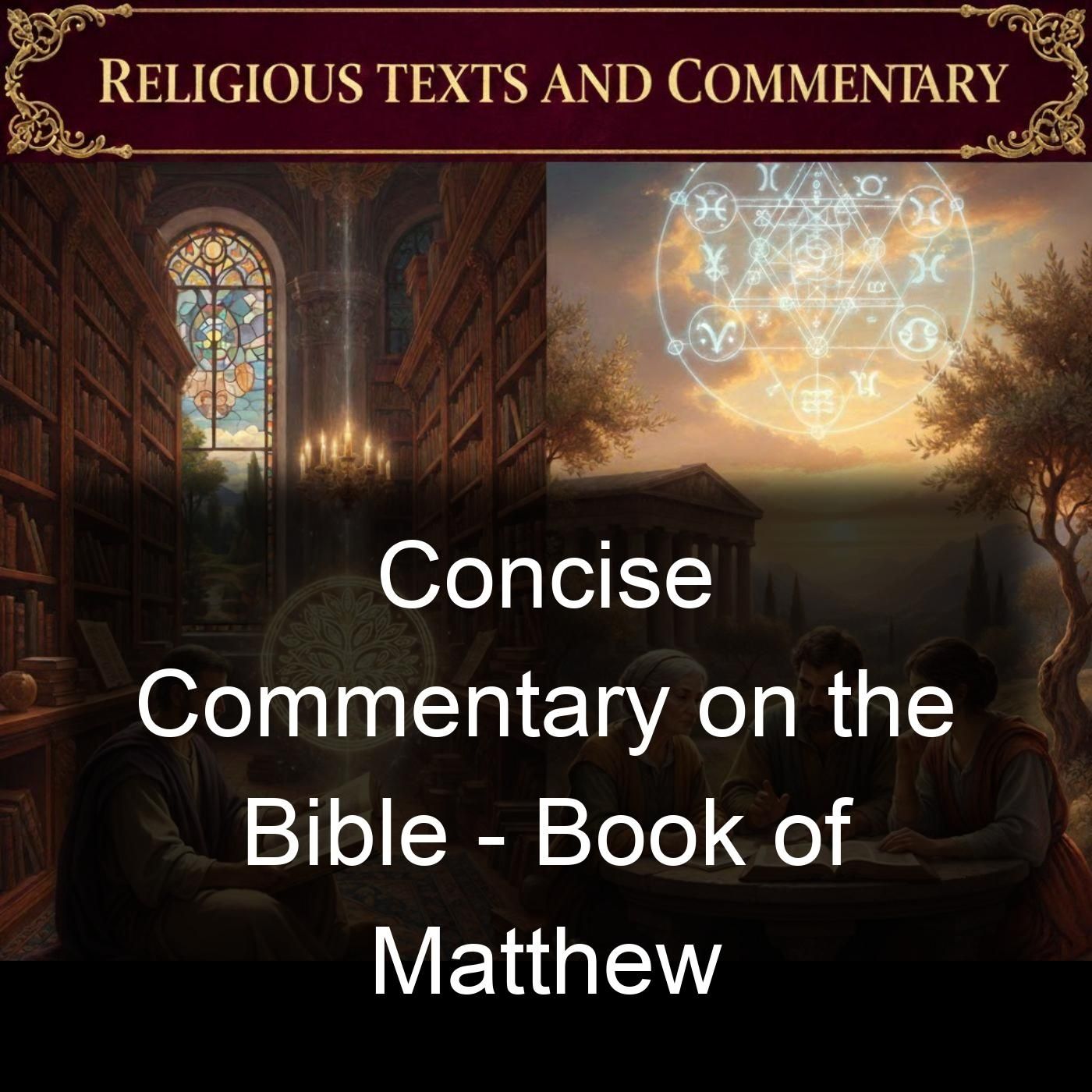 Concise Commentary on the Bible - Book of Matthew cover art