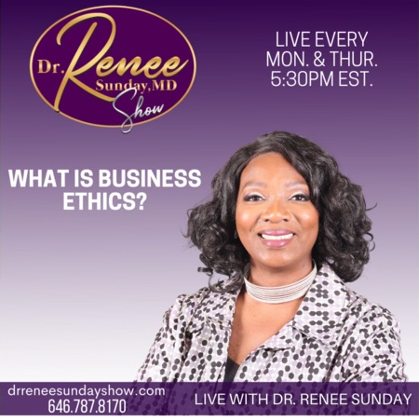 Dr. Renee Sunday\'s show