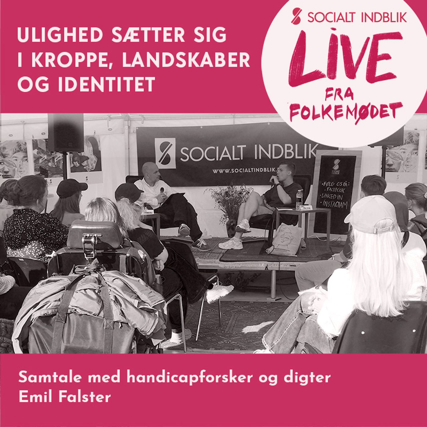 Ulighed sætter sig i kroppe, landskaber og identitet. Handicapforsker Emil Falster læser op og fortæller om sin digtsamling Vordingbronx
