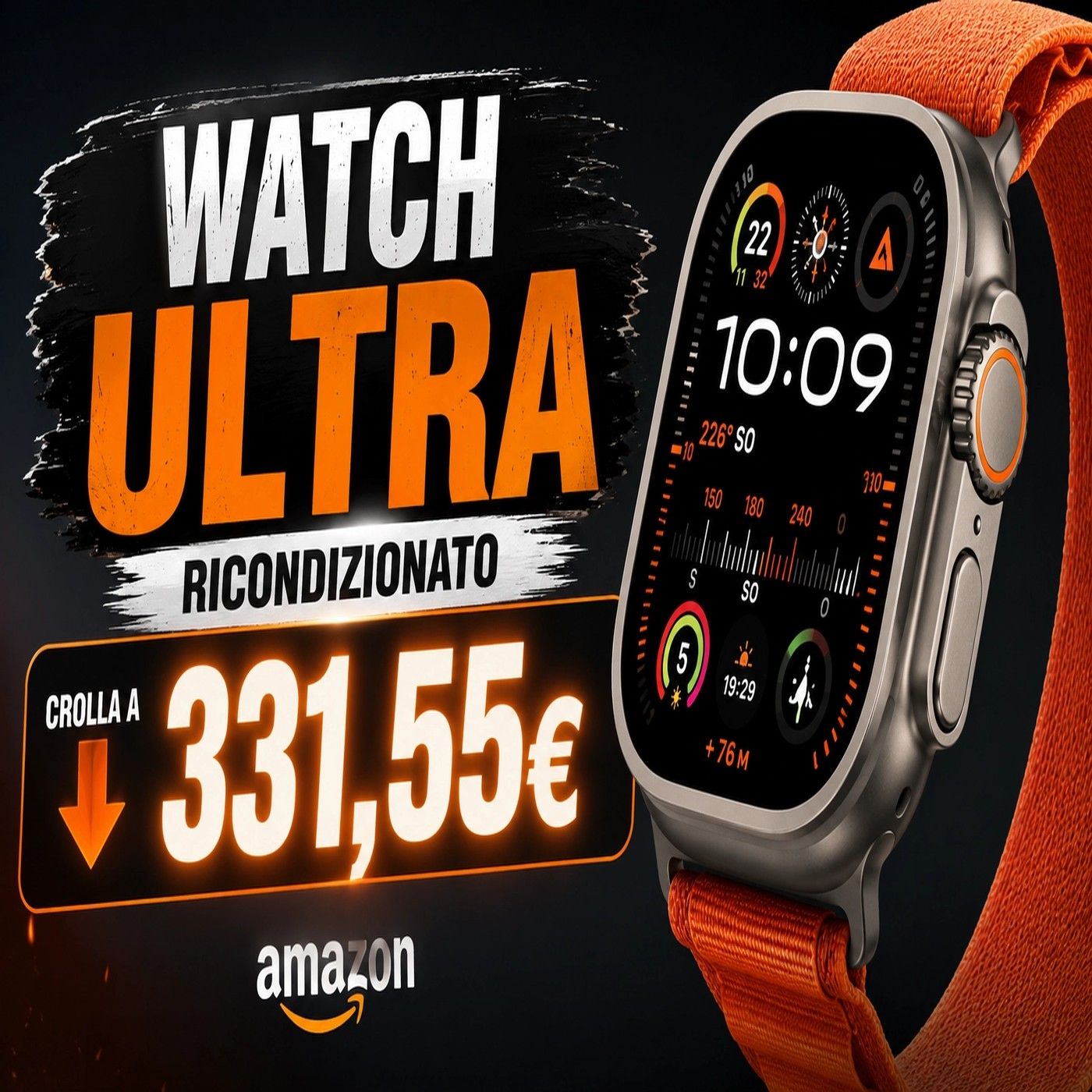 Apple Watch Ultra ricondizionato a 331,55€ torna al prezzo più basso di sempre episode artwork