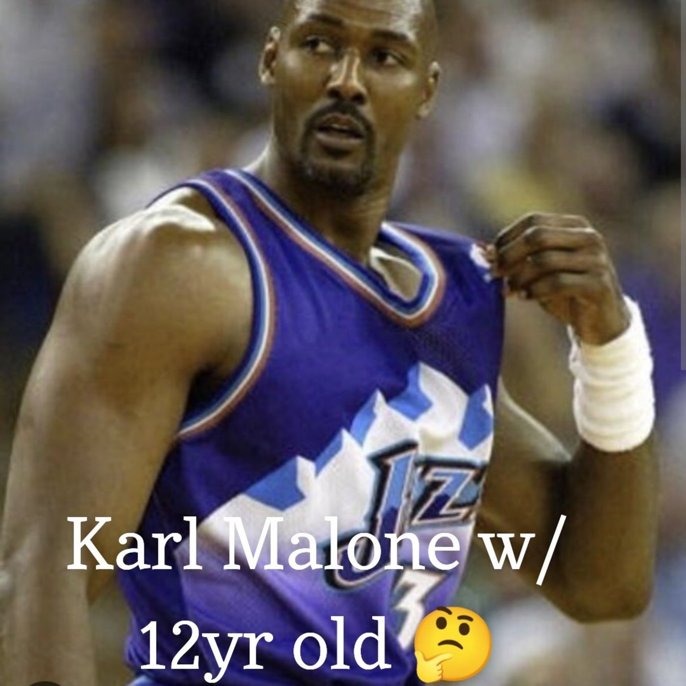 Karl Malone w/ a 12yr old? 🤔 Esp.100