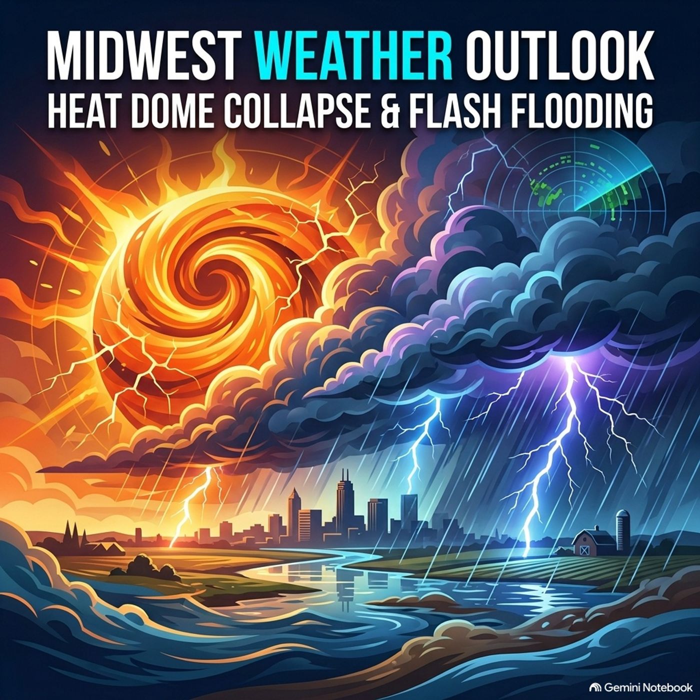 Chicago, St.Louis September 18th The Great Midwest Flip-Flop: Heat Dome Collapses, Floods Emerge episode artwork