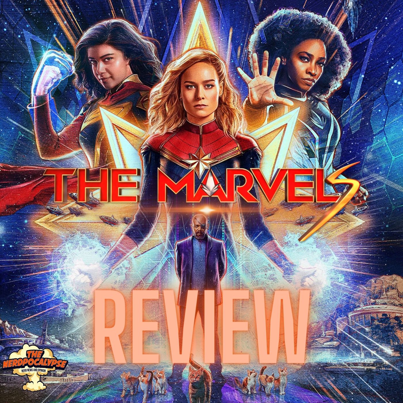 The Marvels - Movie Review (SPOILER FREE) - podcast episode cover