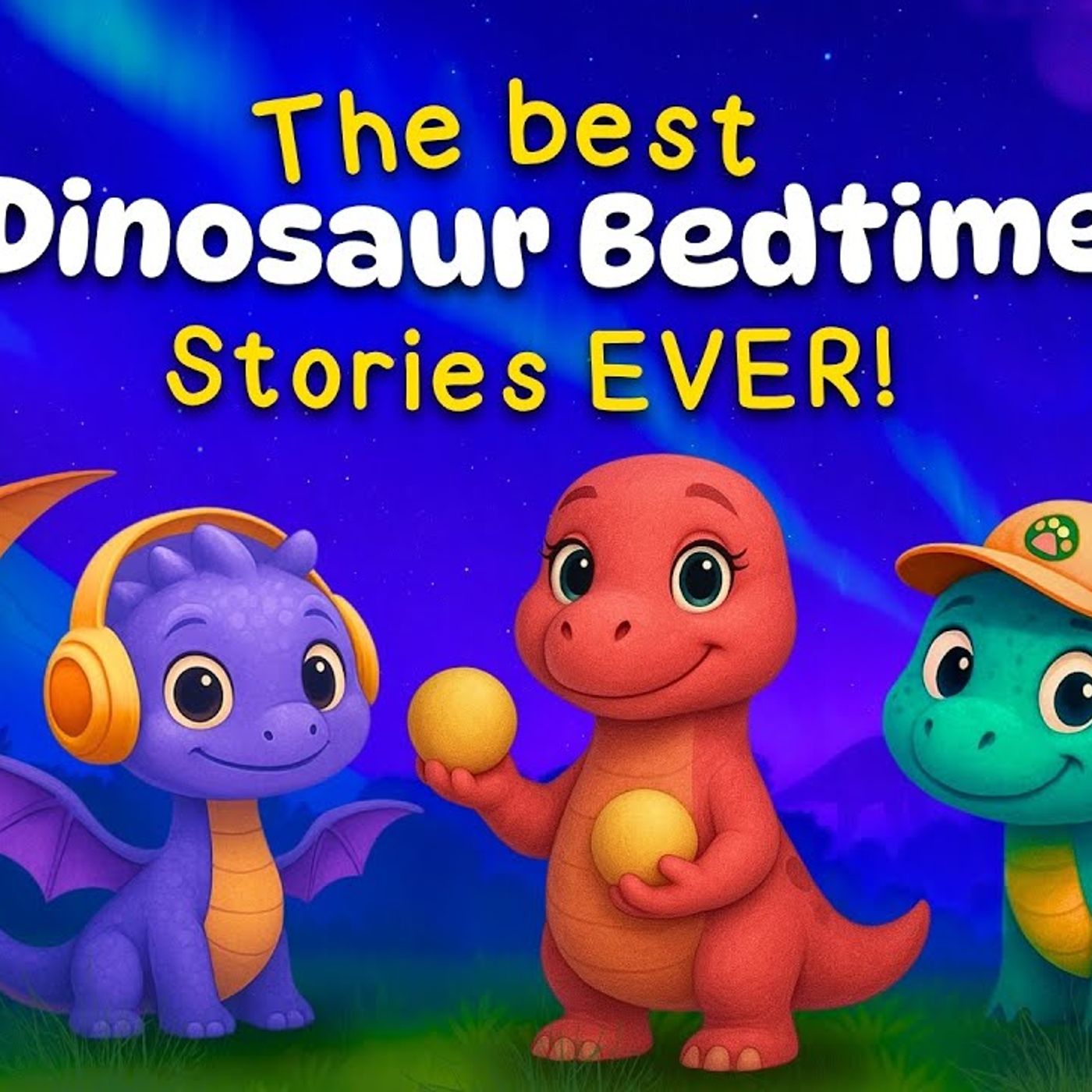 Fall Asleep in Dinosaur World 🦖 Calming Bedtime Stories for Kids 💤(M4A_128K) episode artwork