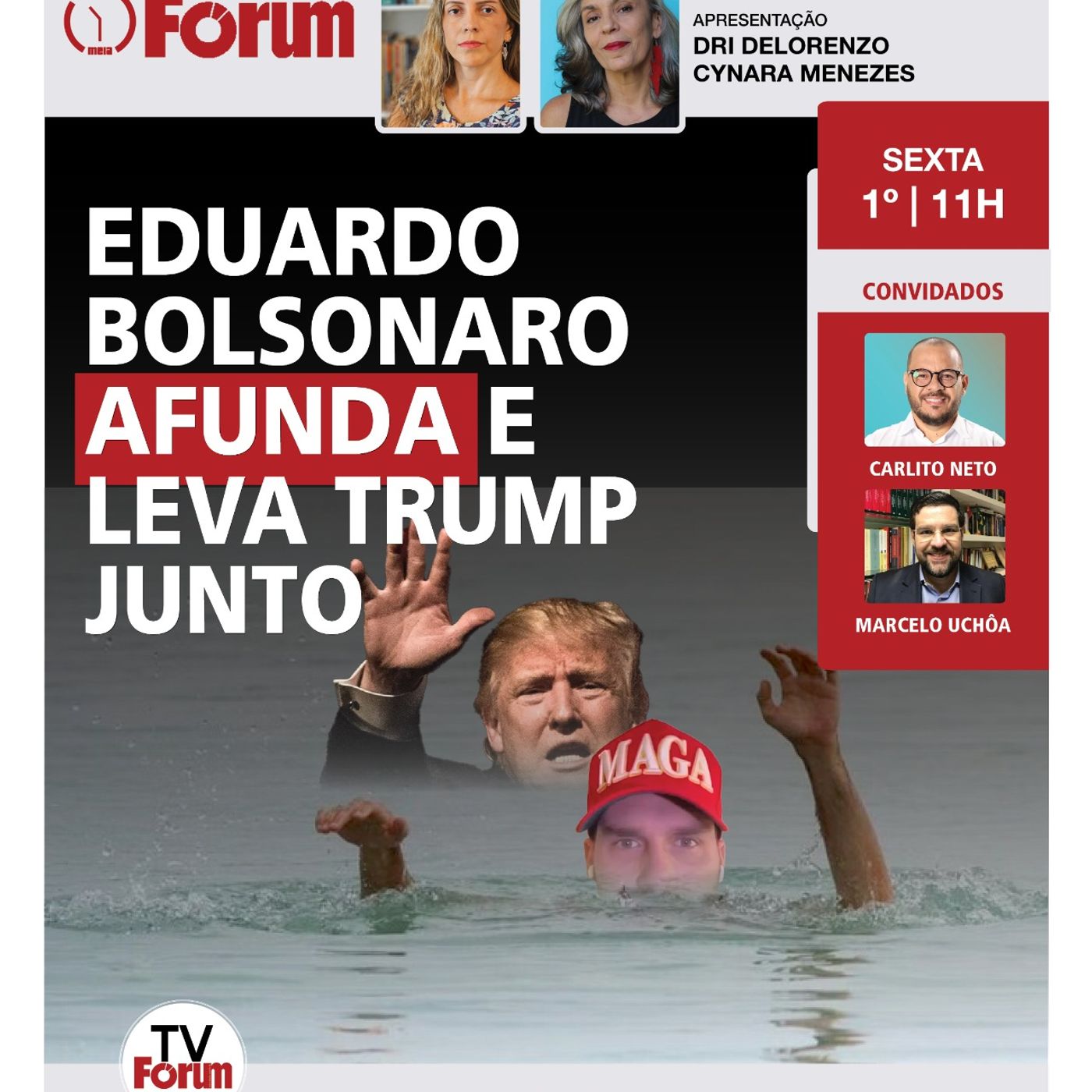 TRUMP deve recuar | EDUARDO pode ser preso | BOLSONARO cai em pesquisa | ZAMBELLI presa na Itália episode artwork