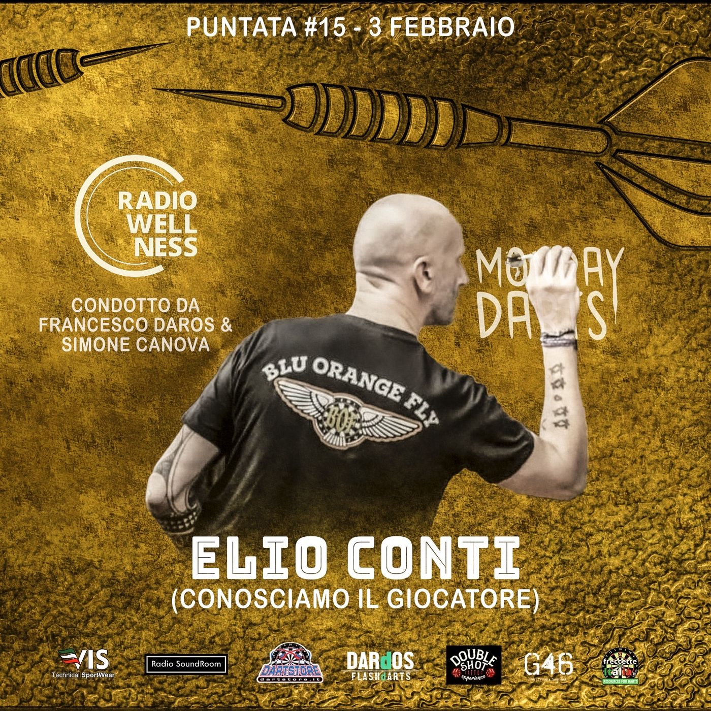 MONDAY DART - Quindicesima puntata - Elio Conti "Kong" episode artwork