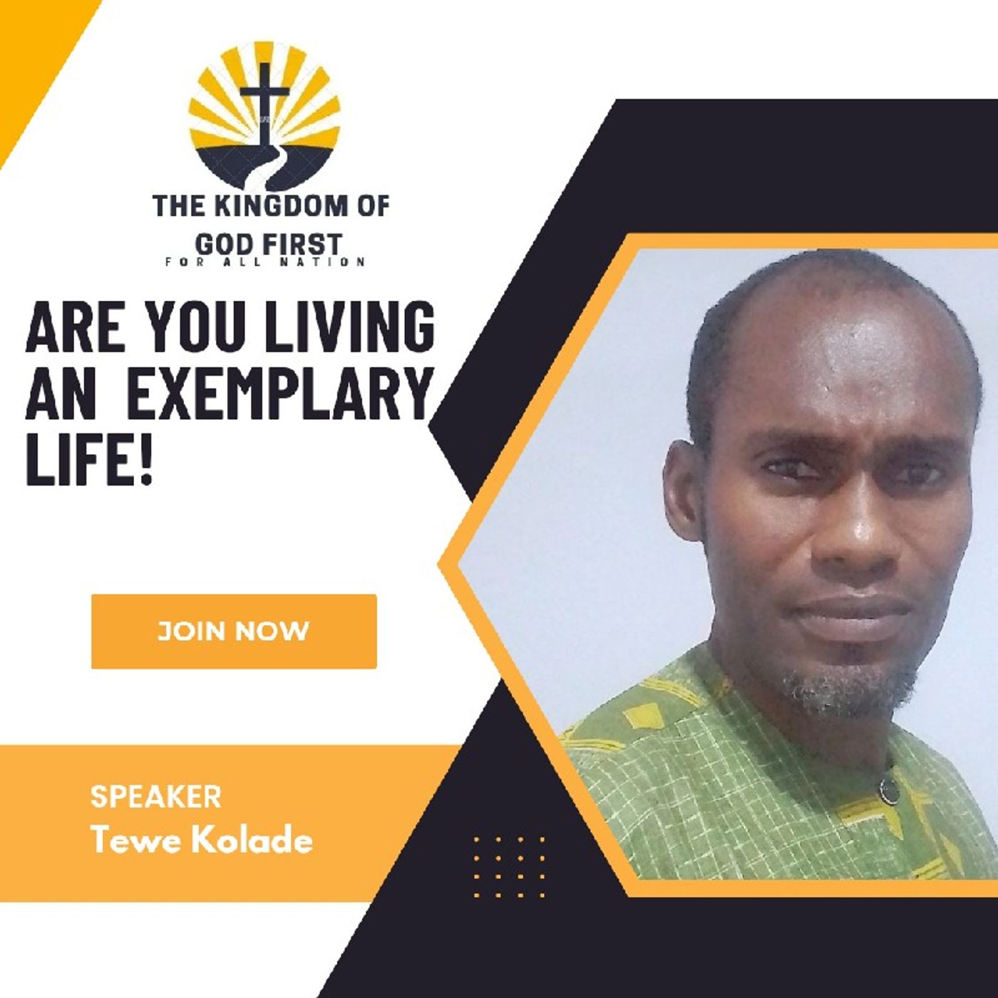 ARE YOU LIVING AN EXEMPLARY LIFE!