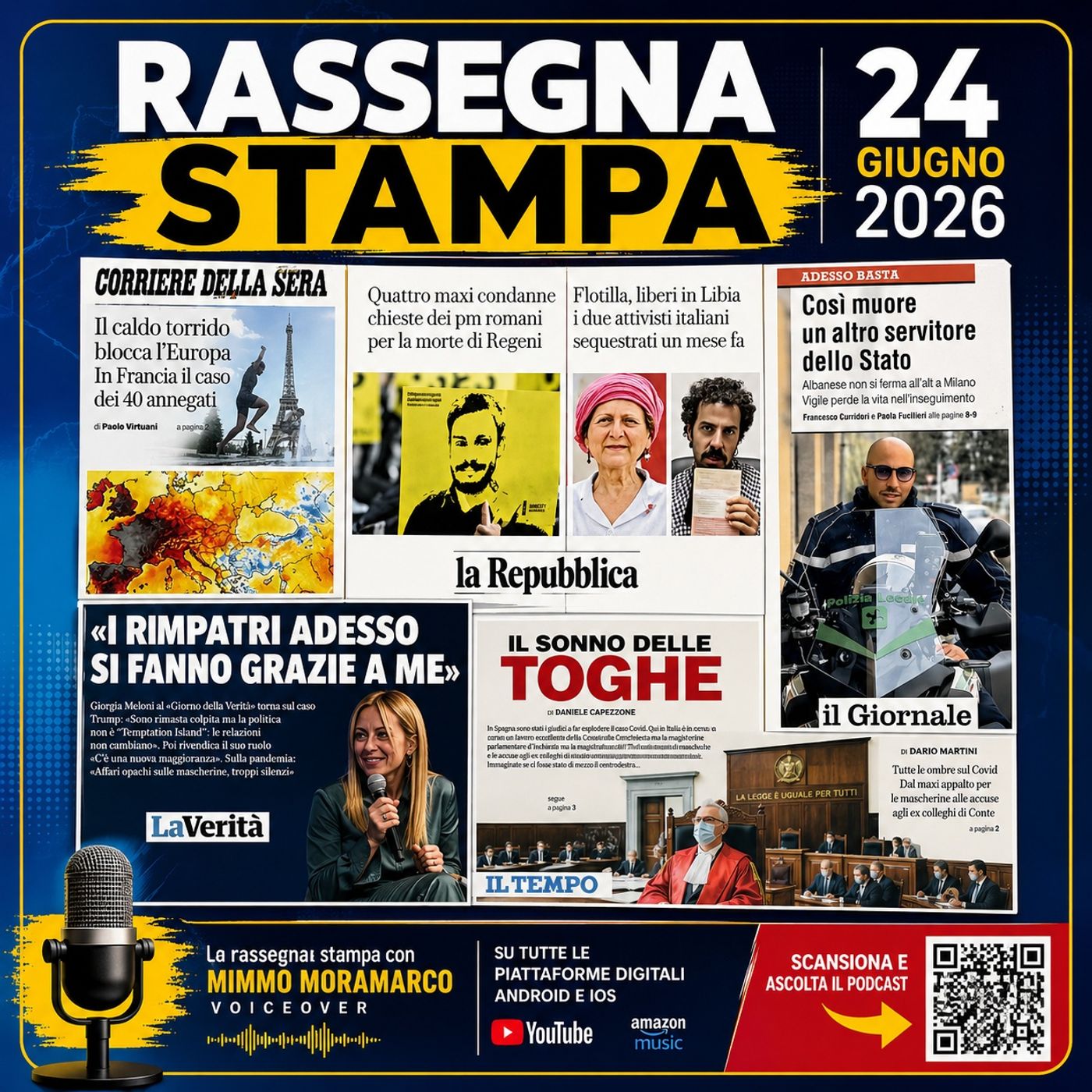 Rassegna stampa del 24 giugno 2026 episode artwork