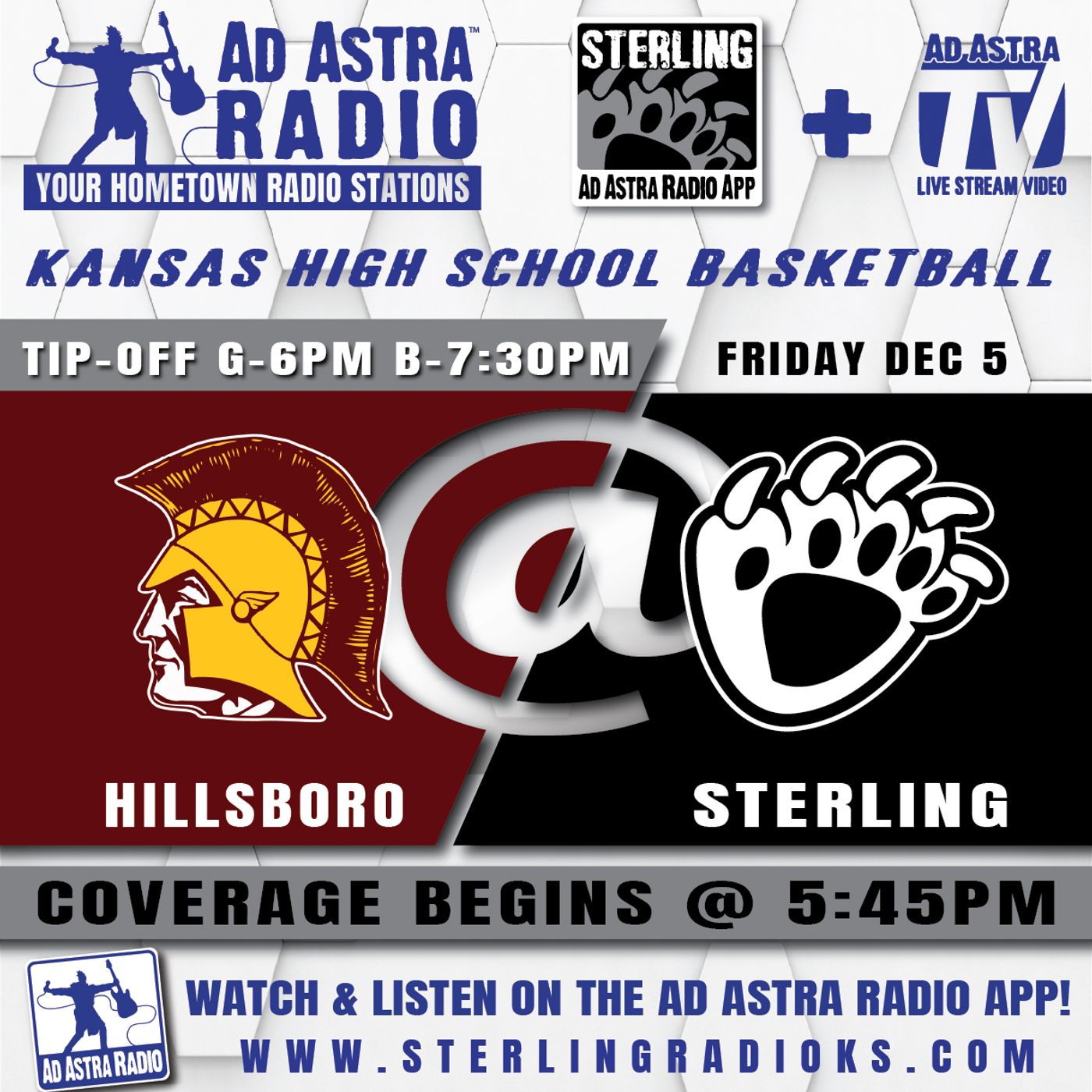 Hillsboro Trojans at Sterling Blackbears High School Basketball (December 5, 2025) episode artwork