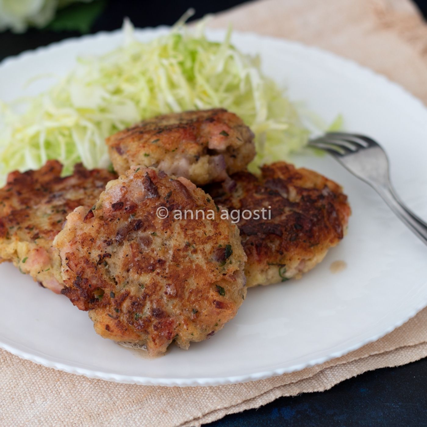 Canederli schiacciati fritti (Kaspressknödel)
