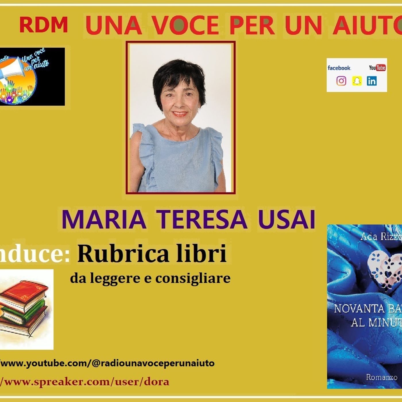 RUBRICA LIBRI: Novanta battiti al minuto di ADA RIZZO episode artwork