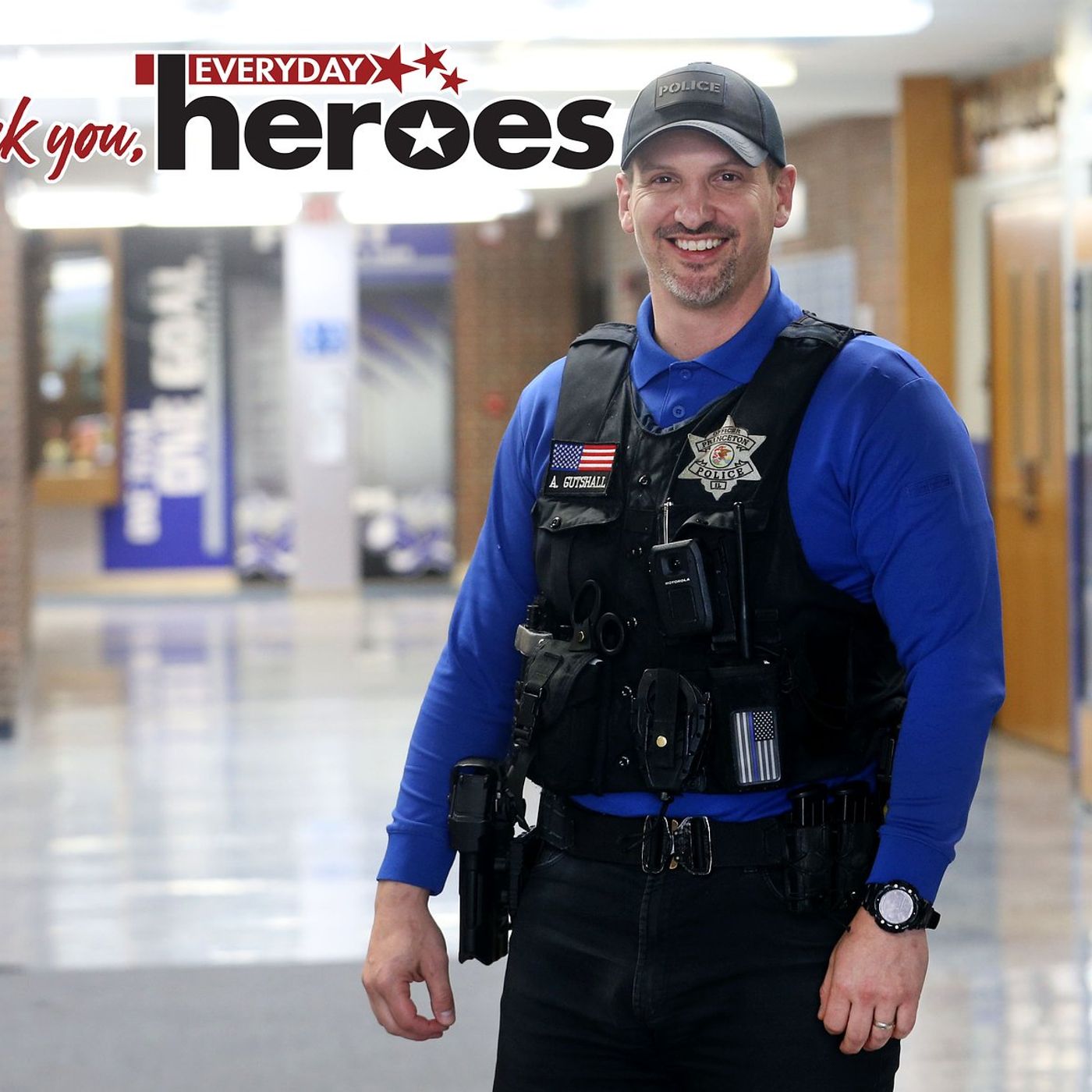 Officer building trust on and off the court at Princeton High School episode artwork
