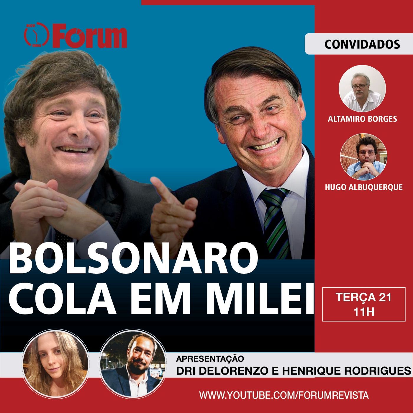 Derrotado no Brasil e inelegível, Bolsonaro vira capacho de Milei  + os crimes de Zé Trovão e Gayer episode artwork