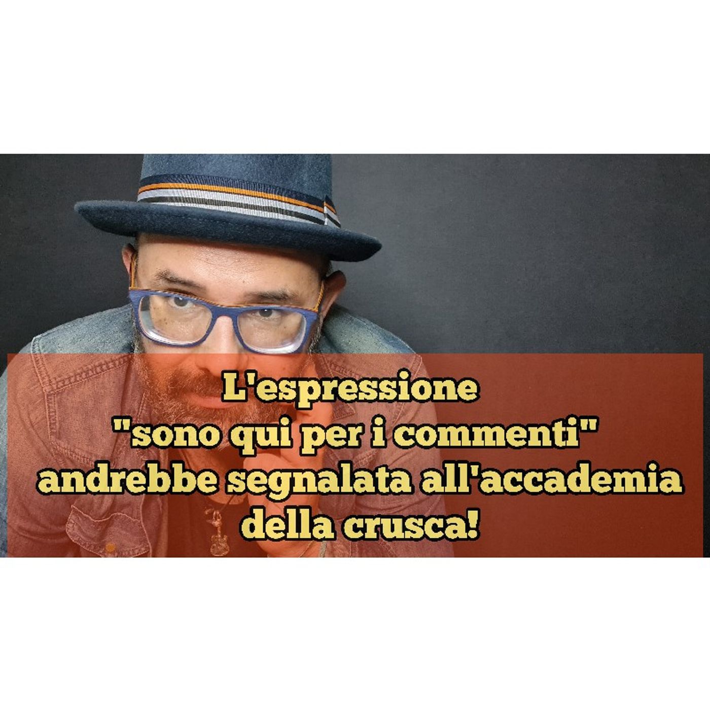 Episodio 1487 - L'espressione "sono qui per i commenti" andrebbe segnalata all'accademia della crusca! episode artwork