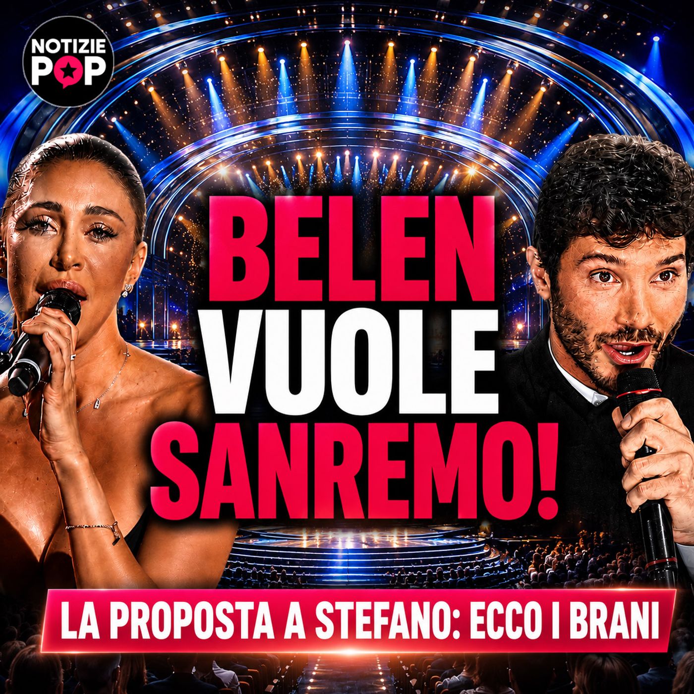 BELEN punta a SANREMO come CANTANTE: la reazione di Stefano De Martino fa discutere episode artwork