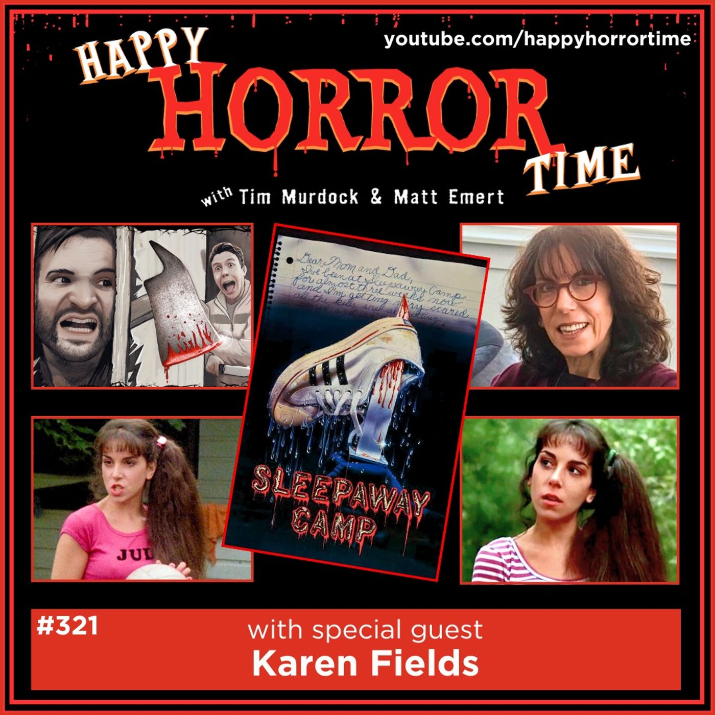 Ep 321: Interview w/Karen Fields from “Sleepaway Camp”