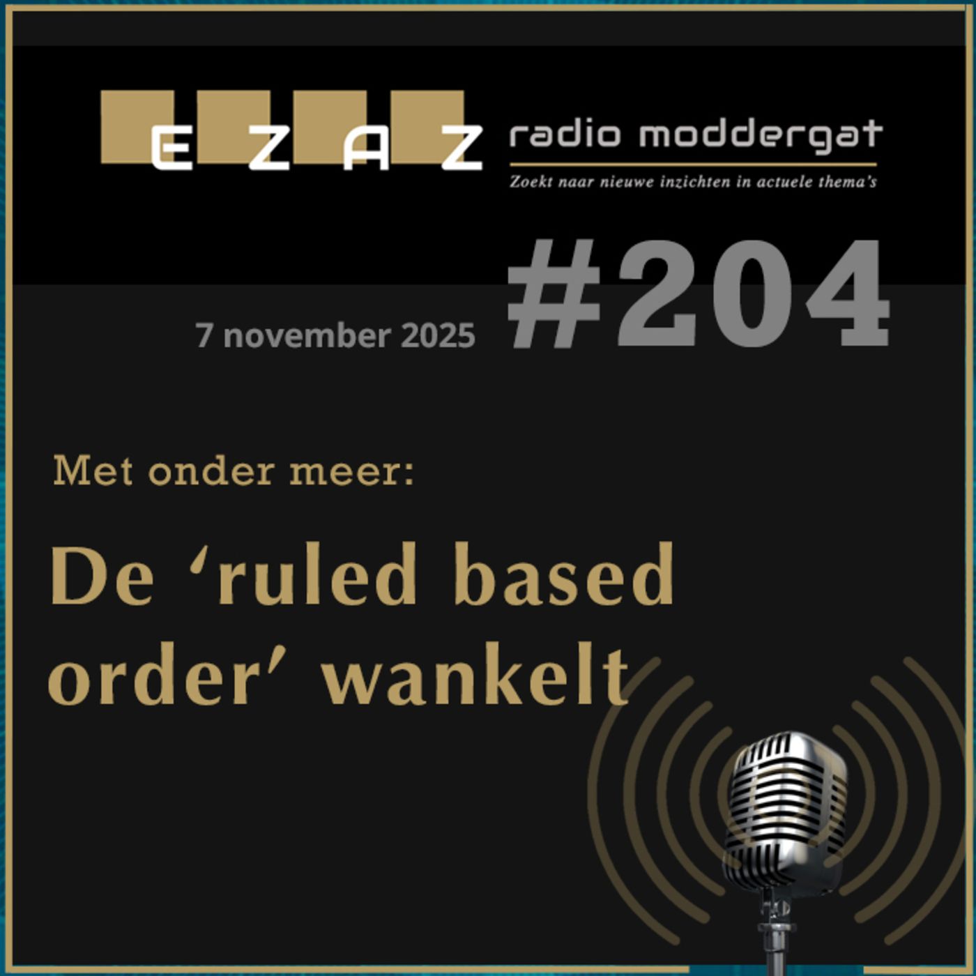 Radio Moddergat #204 - 2025-11-07 episode artwork
