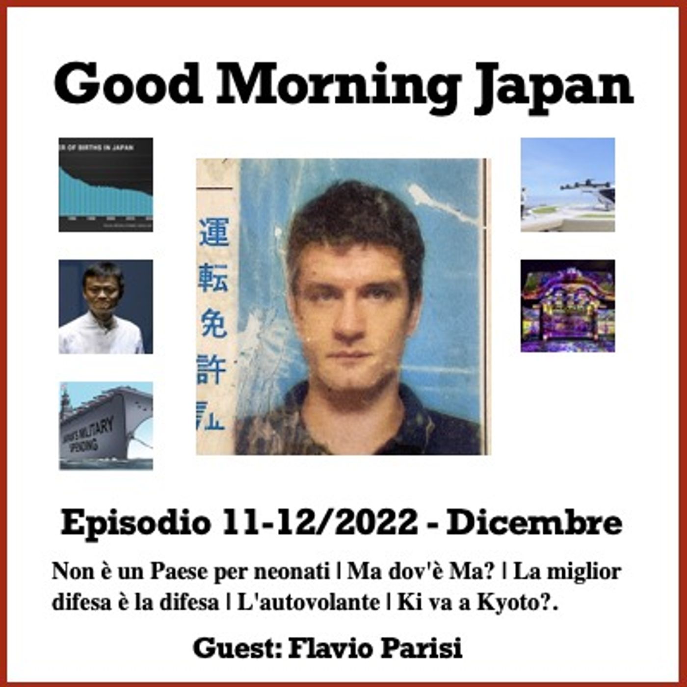 cover of episode Ep.11-12/2022 -   Non è un Paese per neonati | Ma dov'è Ma? | La miglior difesa  | L'autovolante | Ki va a Kyoto? |  Guest: Flavio Parisi