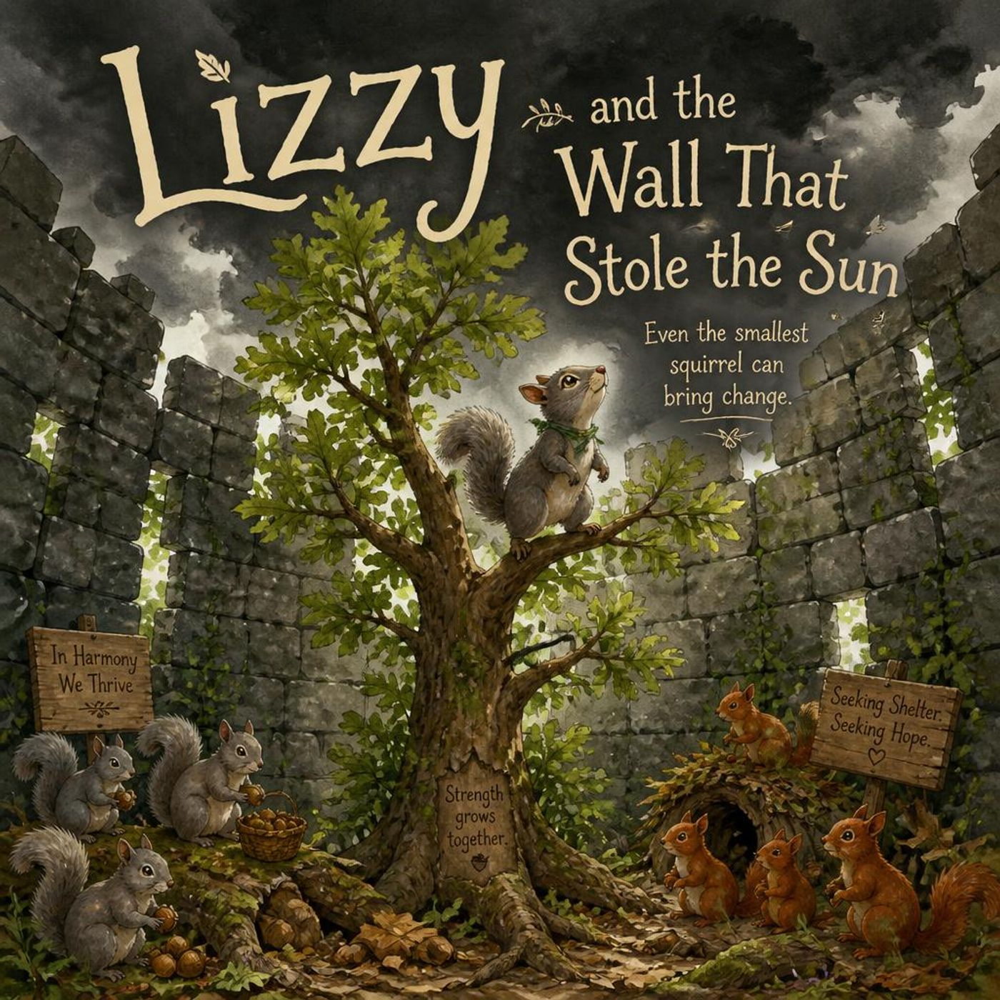【Aventura Animal】A Pequena Lizzy contra o Grande Muro do Esquilo Ancião