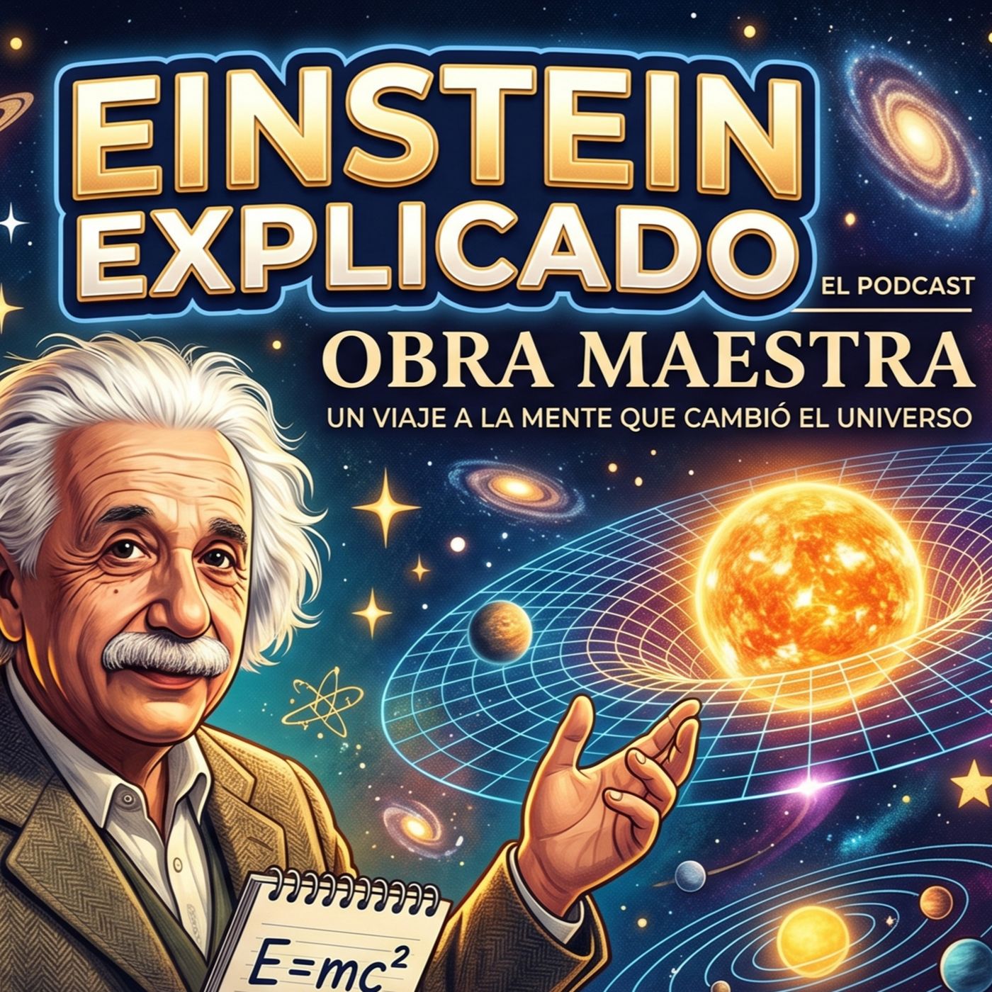 Einstein Explicado: El Hombre que Rompió el Espacio, el Tiempo y Todo lo que Creíamos Saber del Universo | Podcast de Fisica y Ciencia episode artwork