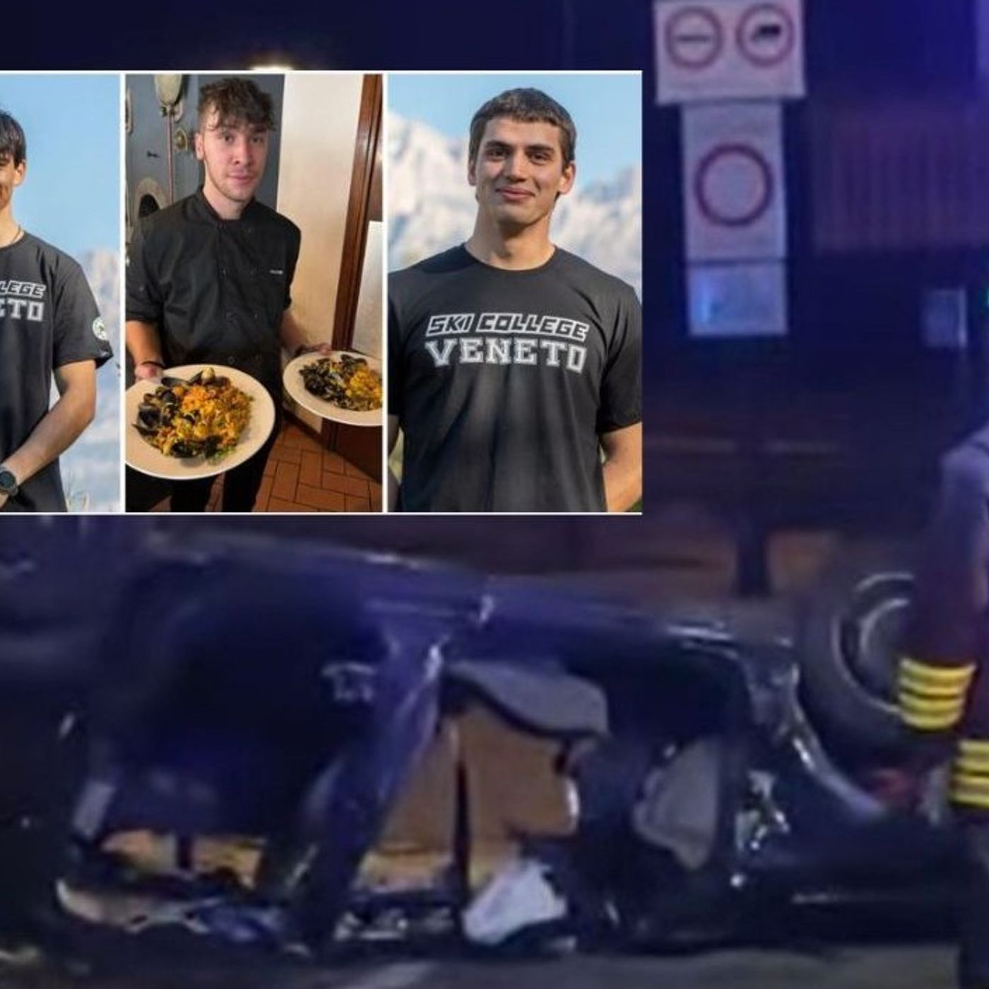 La festa di compleanno, poi la corsa e il botto: ecco chi erano i tre ventenni morti sulla rotatoria