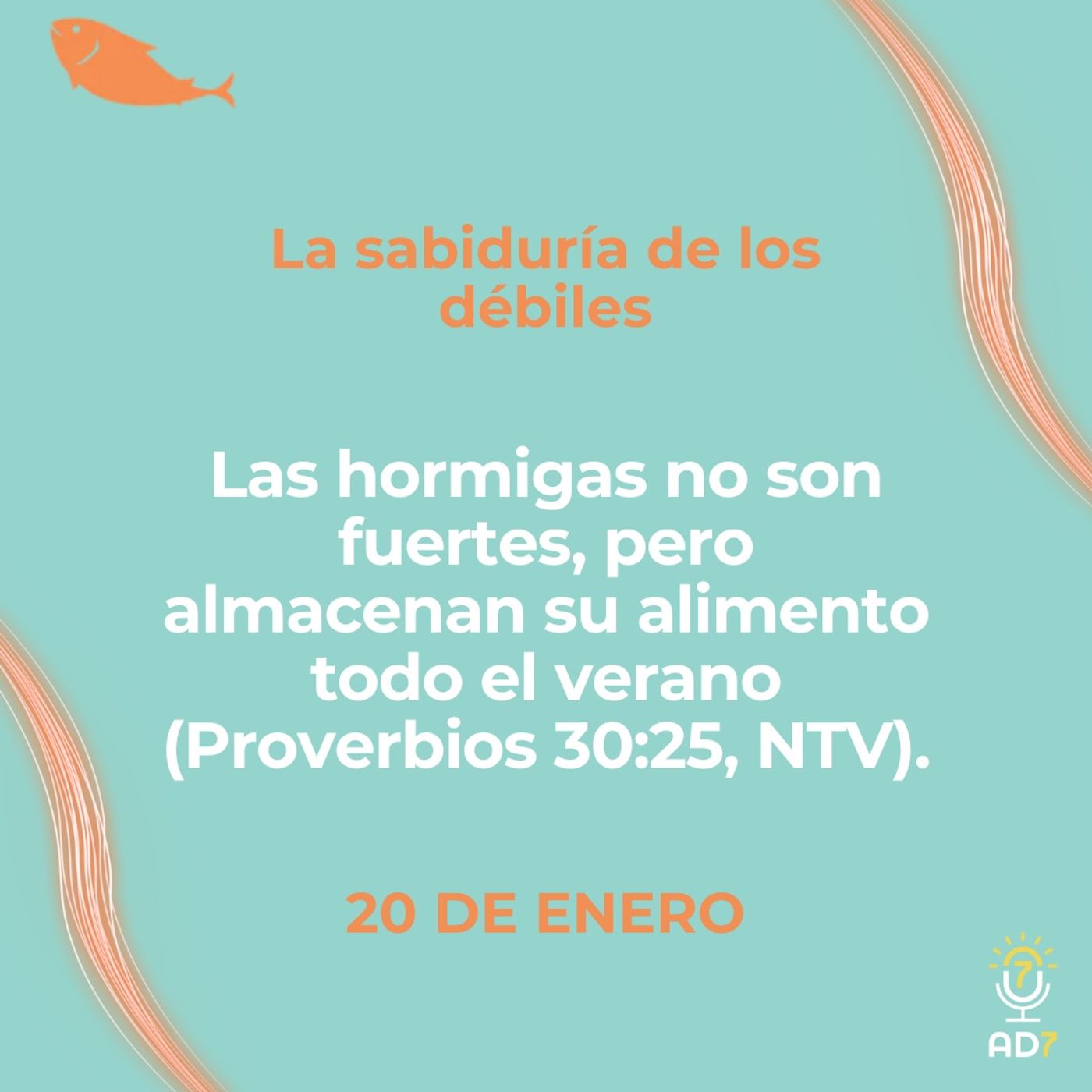 La sabiduría de los débiles ~ Devocional de Jóvenes ~ 20 de enero 2026