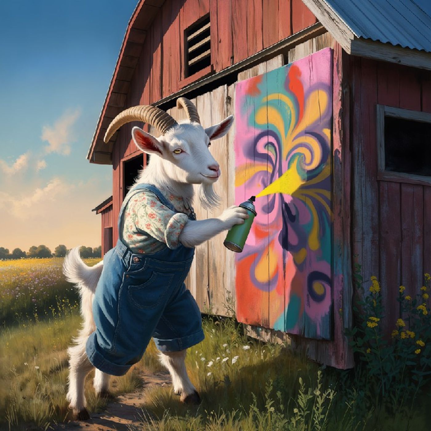Chapter 17 " Vengeance of the graffiti goats" episode artwork