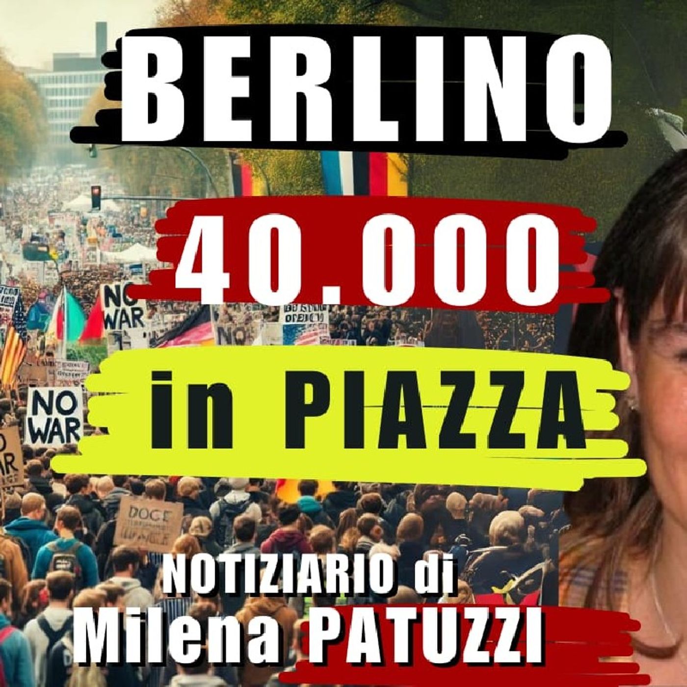 BERLINO: 40.000 in PIAZZA