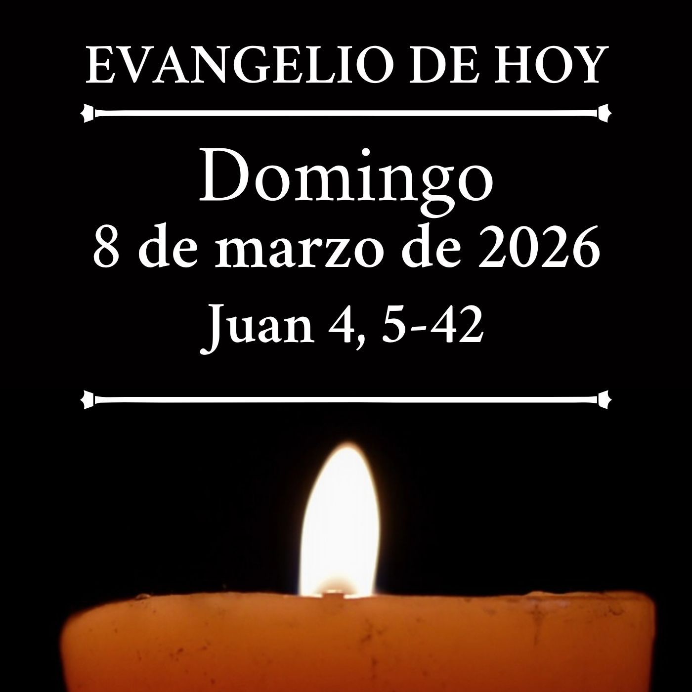 Evangelio del domingo 8 de marzo de 2026 - El que beba del agua que yo le daré nunca más tendrá sed episode artwork