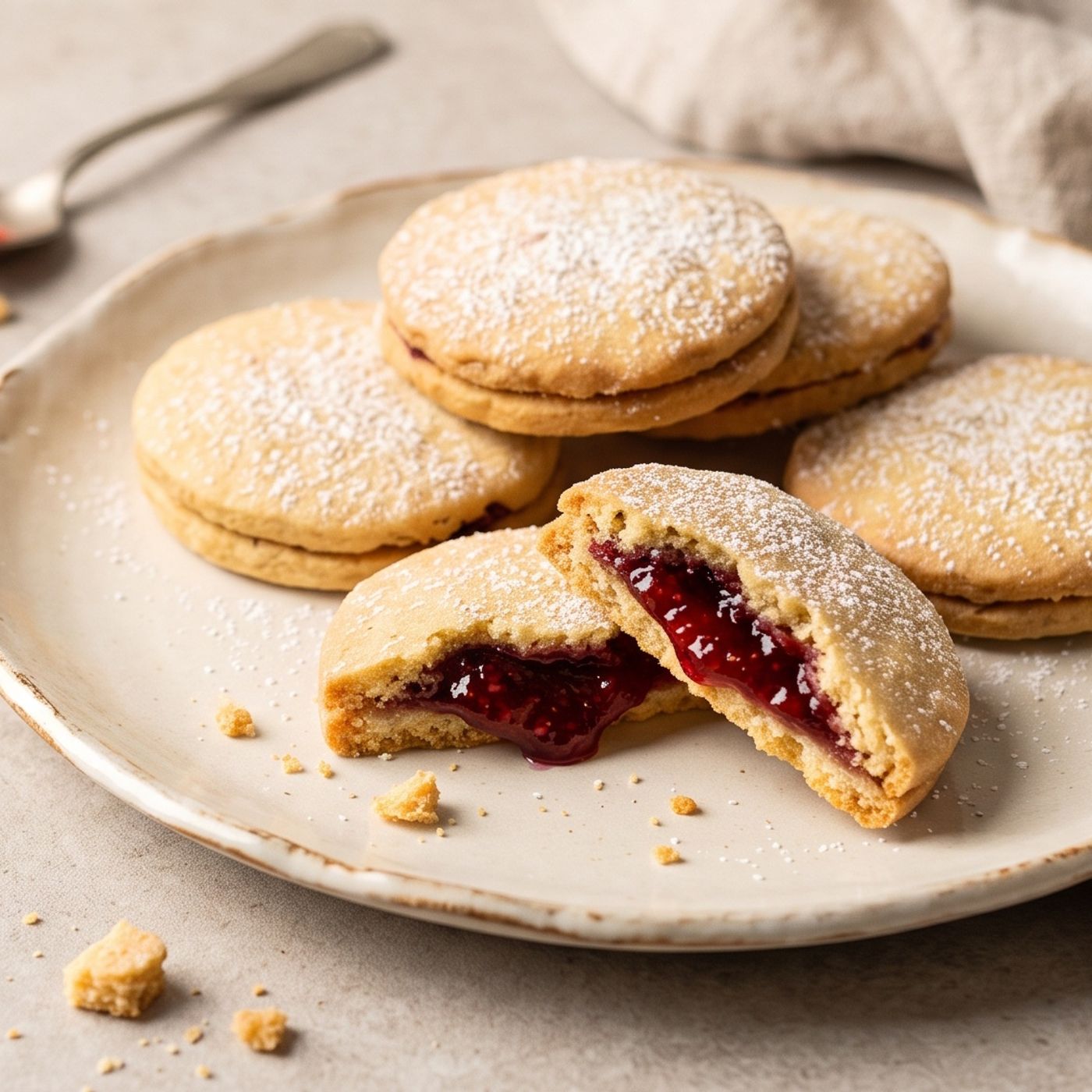 Biscotti di frolla ripieni di marmellata: il trucco infallibile per non farla uscire in cottura!