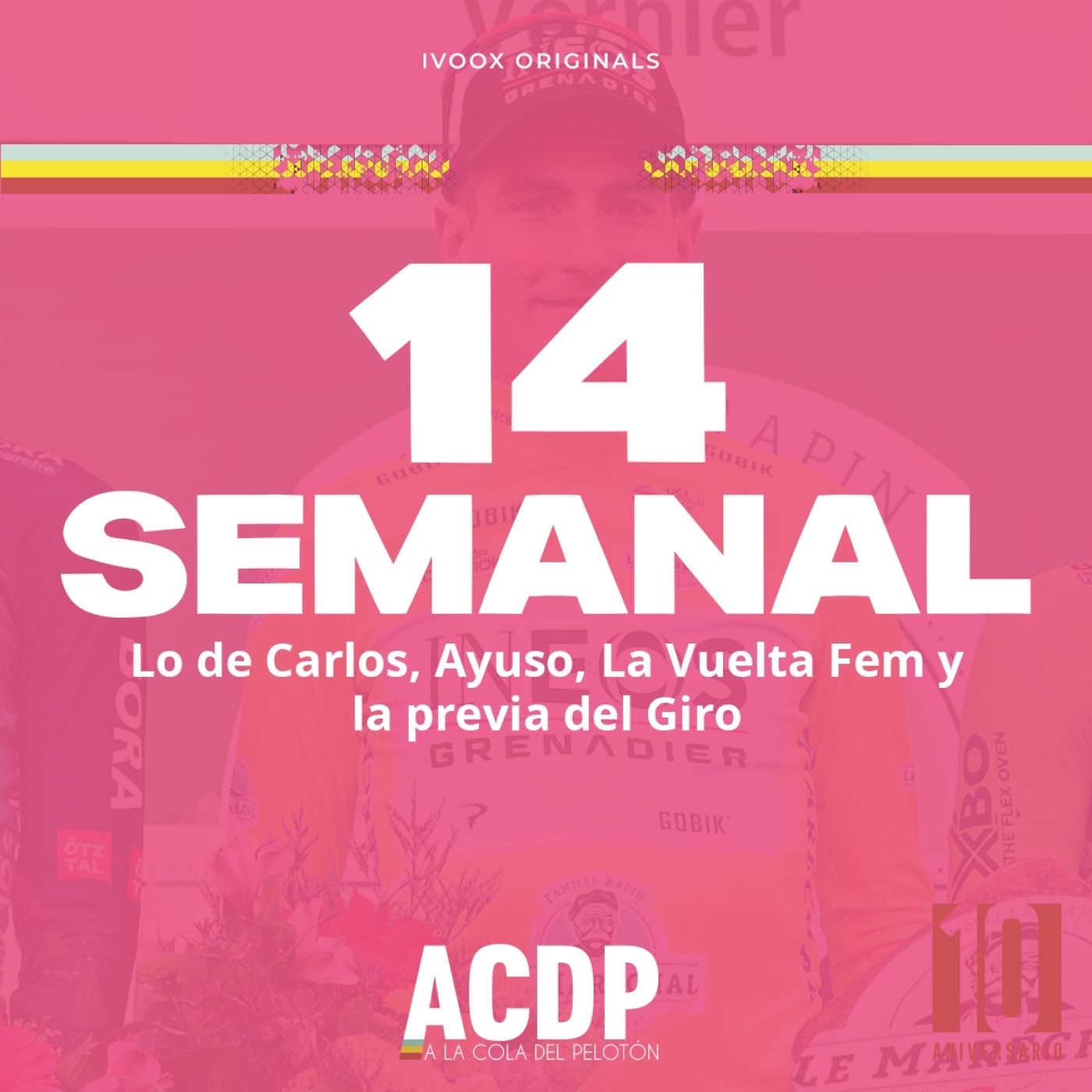 SEMANAL ACDP #14 | Carlos y Ayuso | Previa del Giro | La Vuelta Fem | Ciclimo sub23 | A la Cola del Pelotón