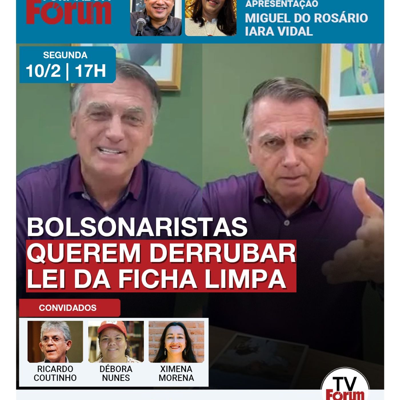 Jair Bolsonaro e apoiadores se voltam contra a lei da Ficha Limpa | 10.02.25 episode artwork