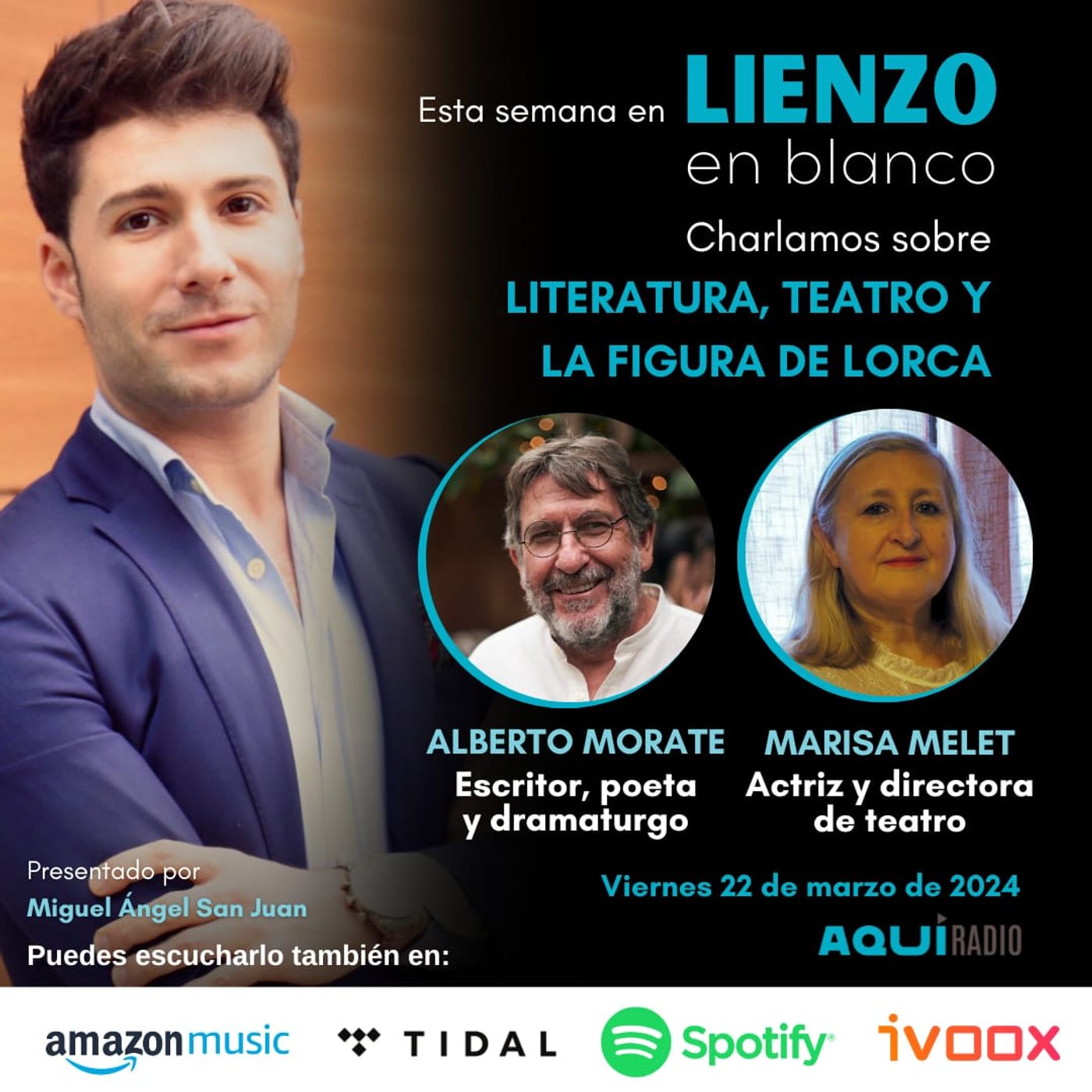 Literatura, teatro y la figura de Lorca / Entrevista a Alberto Morate y Marisa Melet episode artwork