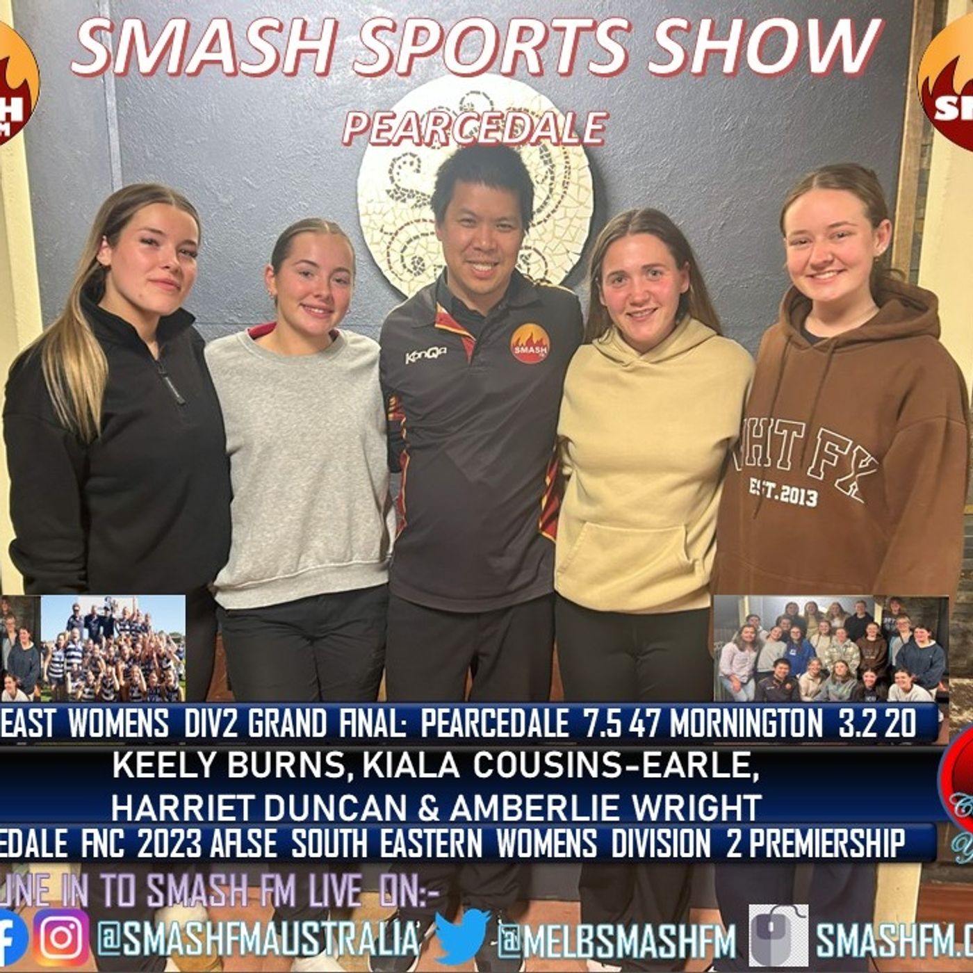 SSS10THYR: Pearcedale FNC AFLSE23 South Eastern Womens Division 2 Premiership Interviews 120923