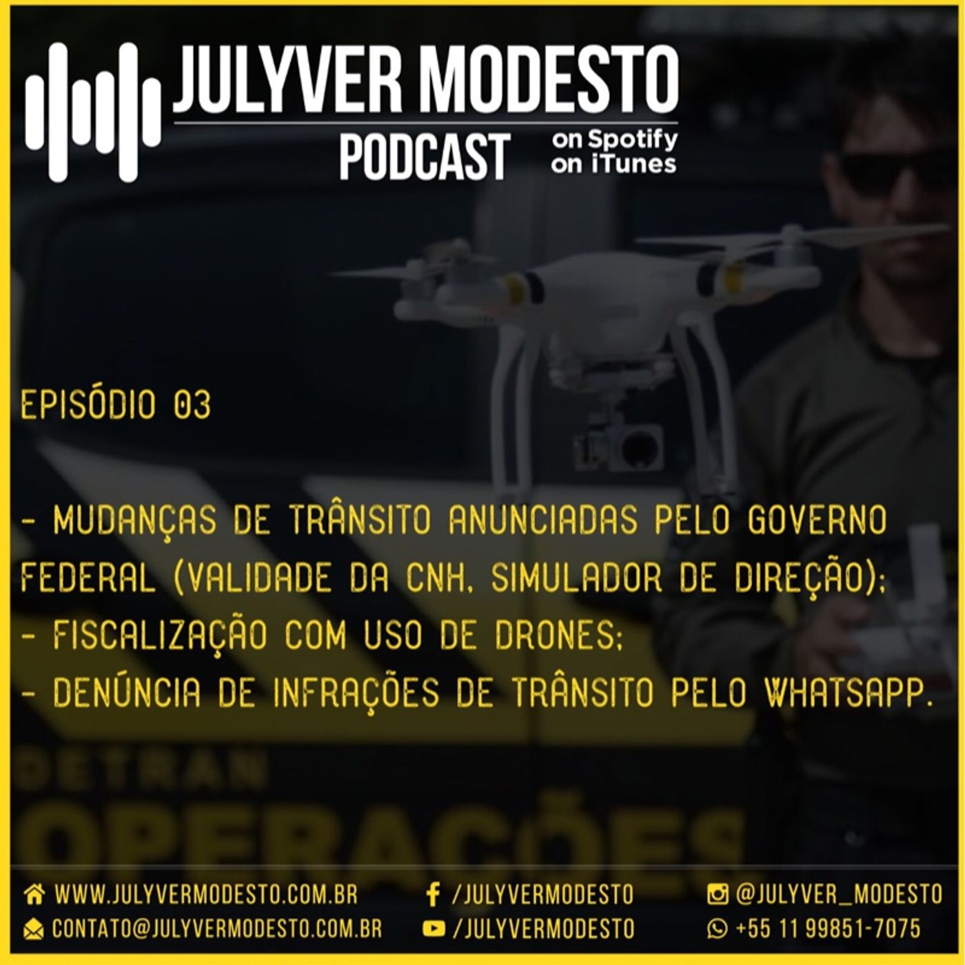 Episódio 3 - Trânsito, por Julyver Modesto episode artwork