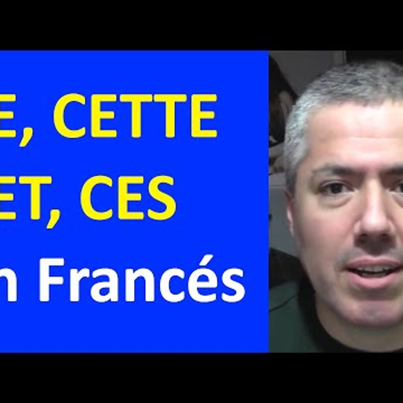14. CE, CET, CETTE, CES Adjetivos demostrativos en Francés  Curso de Francés Básico  Clase 13