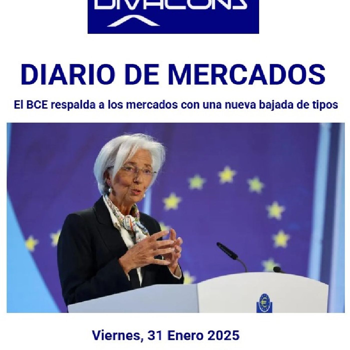 PODCAST en abierto DIARIO DE MERCADOS Viernes 31 Enero 2025 episode artwork