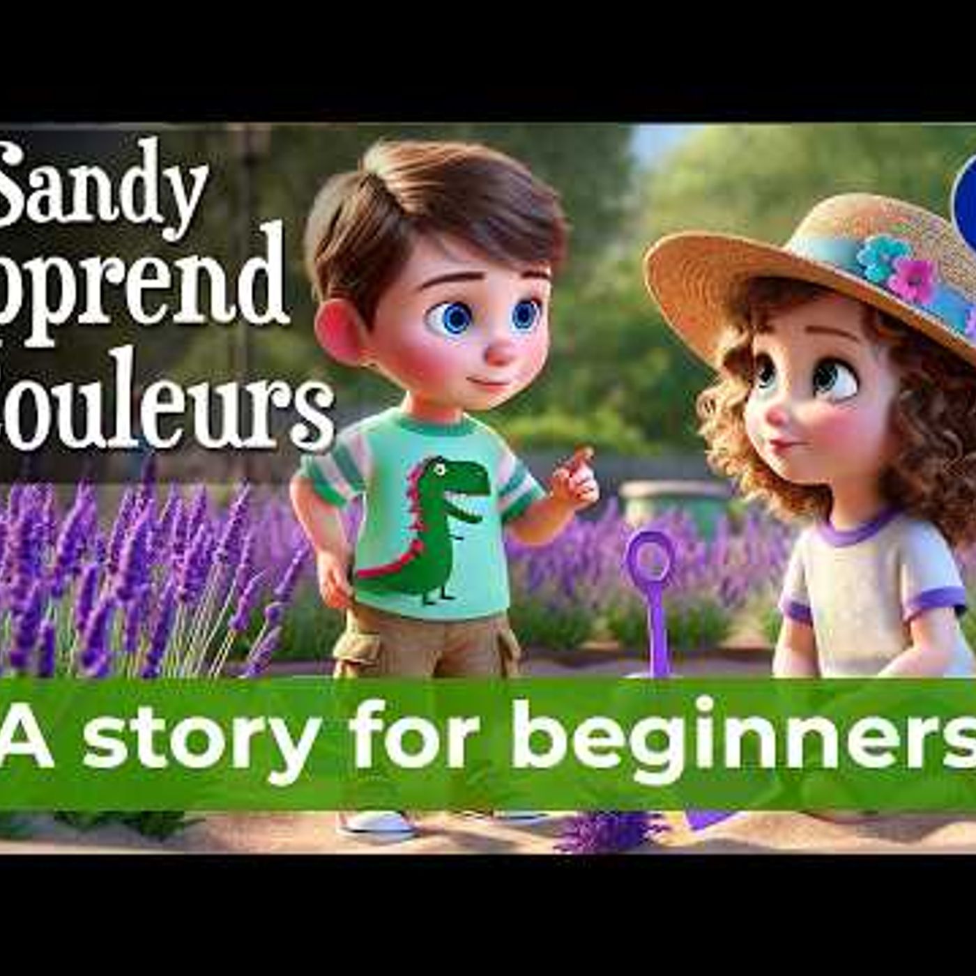 EASY FRENCH Listening Practice with Short Story (Learn Colors)