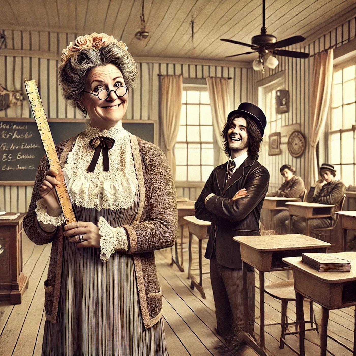"You don't appreciate a lot of stuff in school until you get older. Little things like being spanked every day by a middle-aged woman.." episode artwork