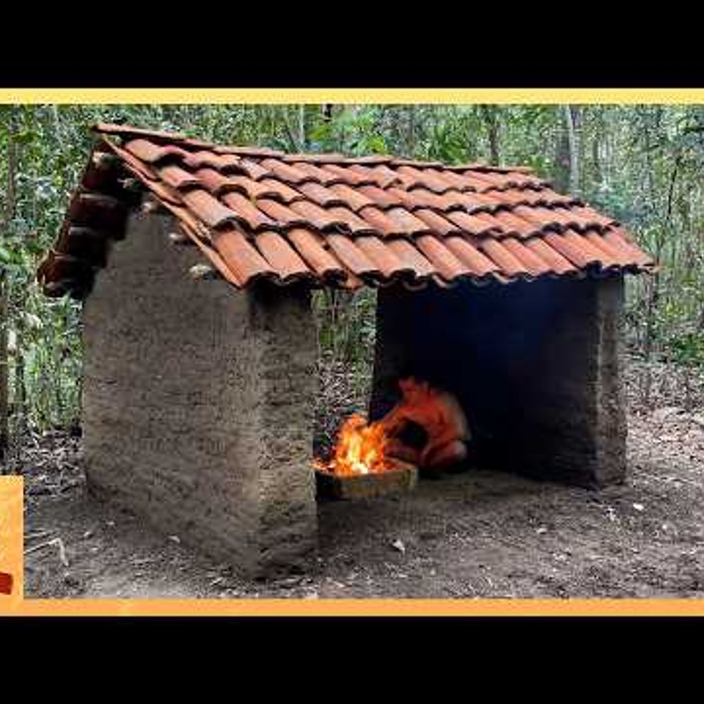 Primitive Technology: Two Walled Tiled Hut episode artwork