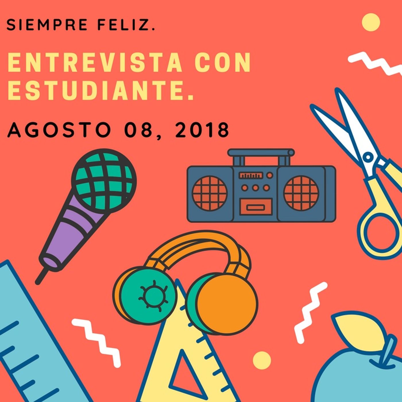 Entrevista con un estudiante.