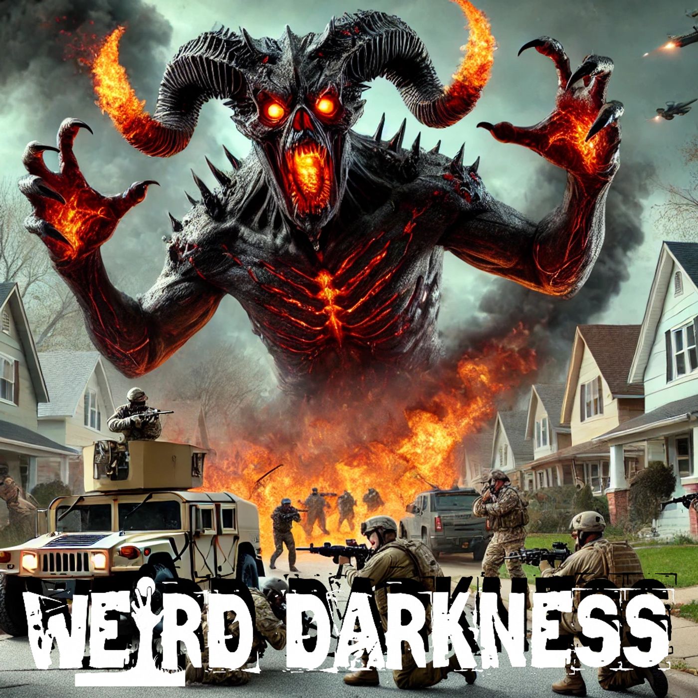 cover of episode “MILITARY ENCOUNTERS WITH DEMONS” and More Scary True Paranormal Horrors! #WeirdDarkness #Darkives