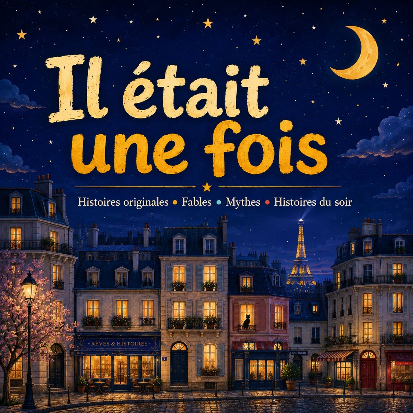 Illustration du podcast Il était une fois|Histoires originales · Fables · Mythes · Histoires du soir
