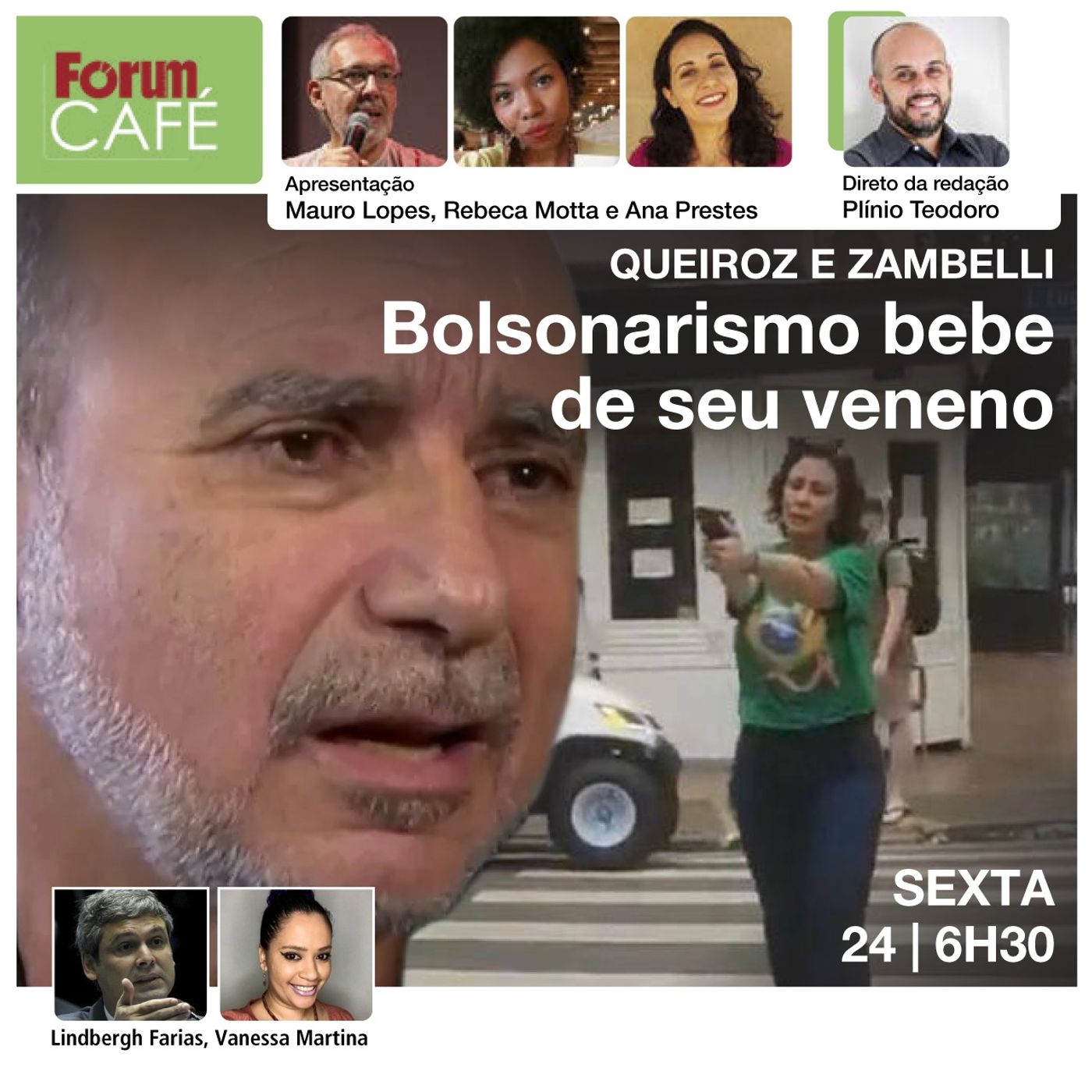 Queiroz e Zambelli: Bolsonarismo bebe de seu veneno | A crise Senado-STF aumenta | 24.11.23