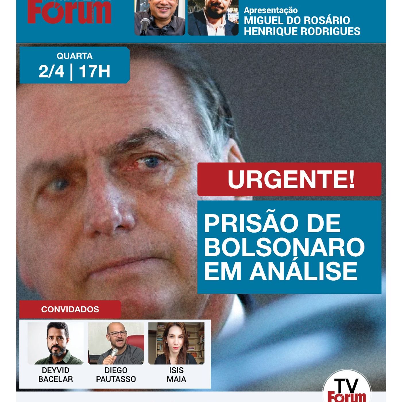 STF pede que PGR analise pedido de prisão para Bolsonaro | 02.04.25 episode artwork