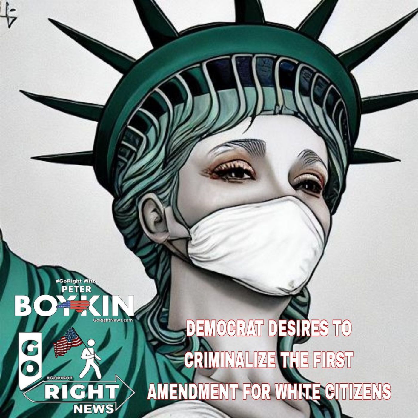 DEMOCRAT DESIRES TO CRIMINALIZE THE FIRST AMENDMENT FOR WHITE CITIZENS