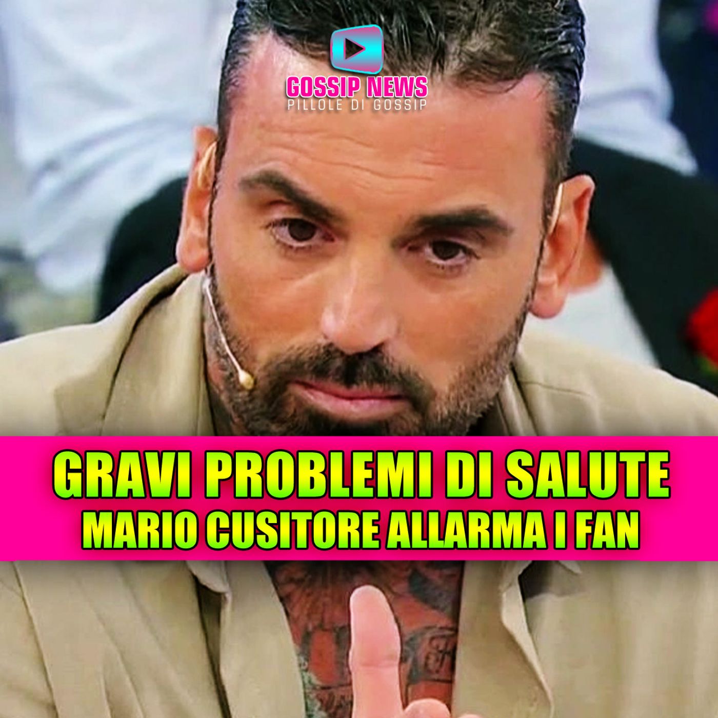 Mario Cusitore preoccupa i fan: il messaggio che nessuno si aspettava