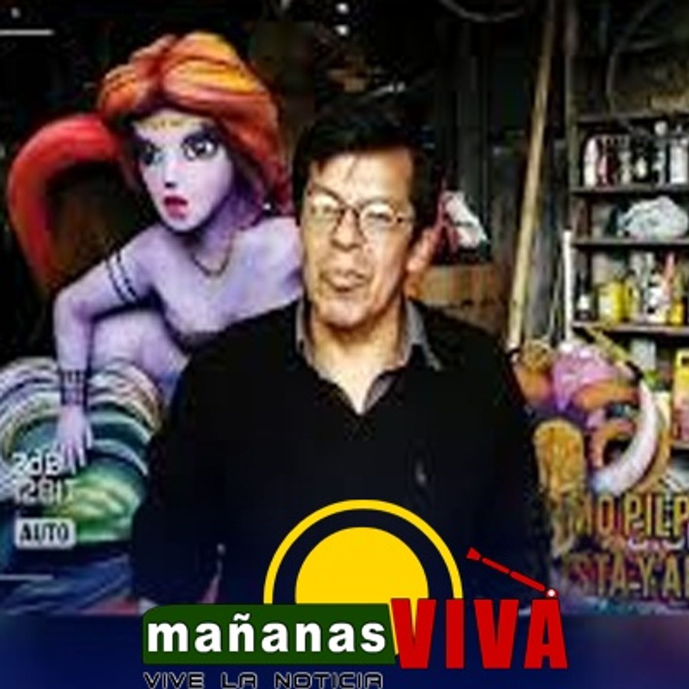 Artesano Guillermo Pilpud- Participación desfile de los años viejos 31 de diciembre