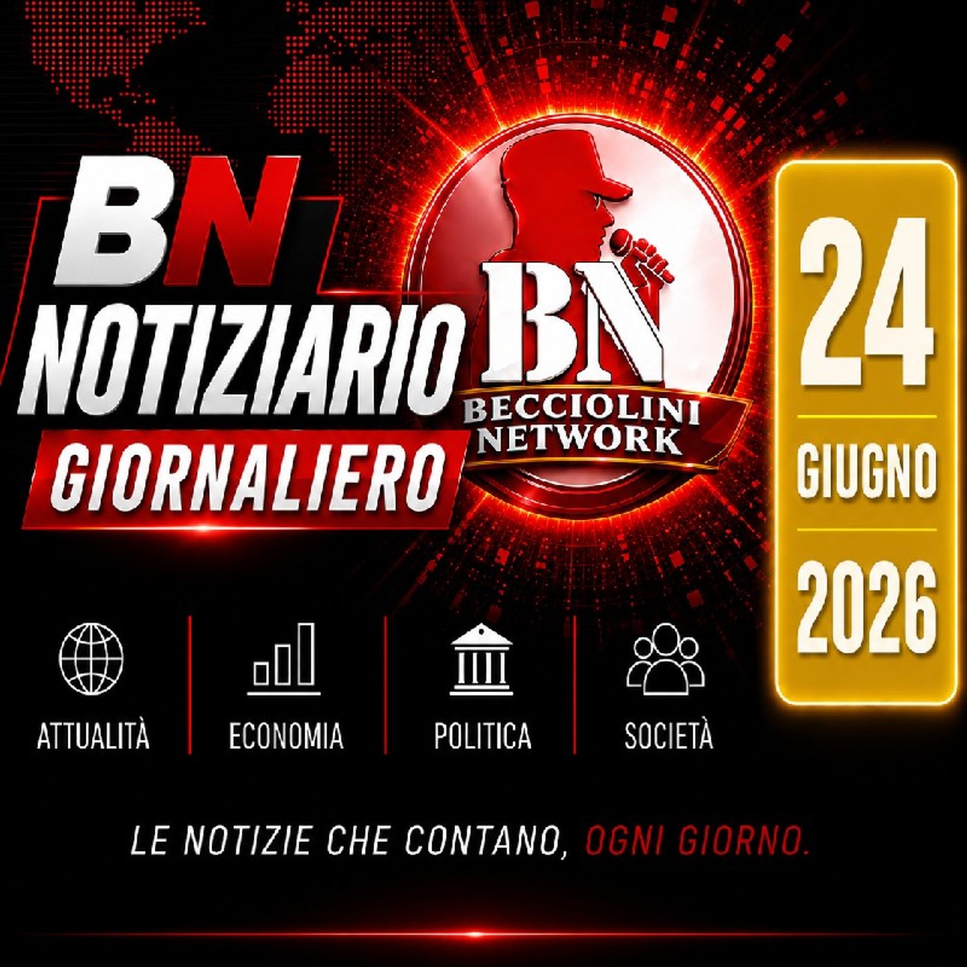 CAPIRE PRIMA DI CREDERE | Notiziario del mattino - del 24 Giugno 2026 episode artwork