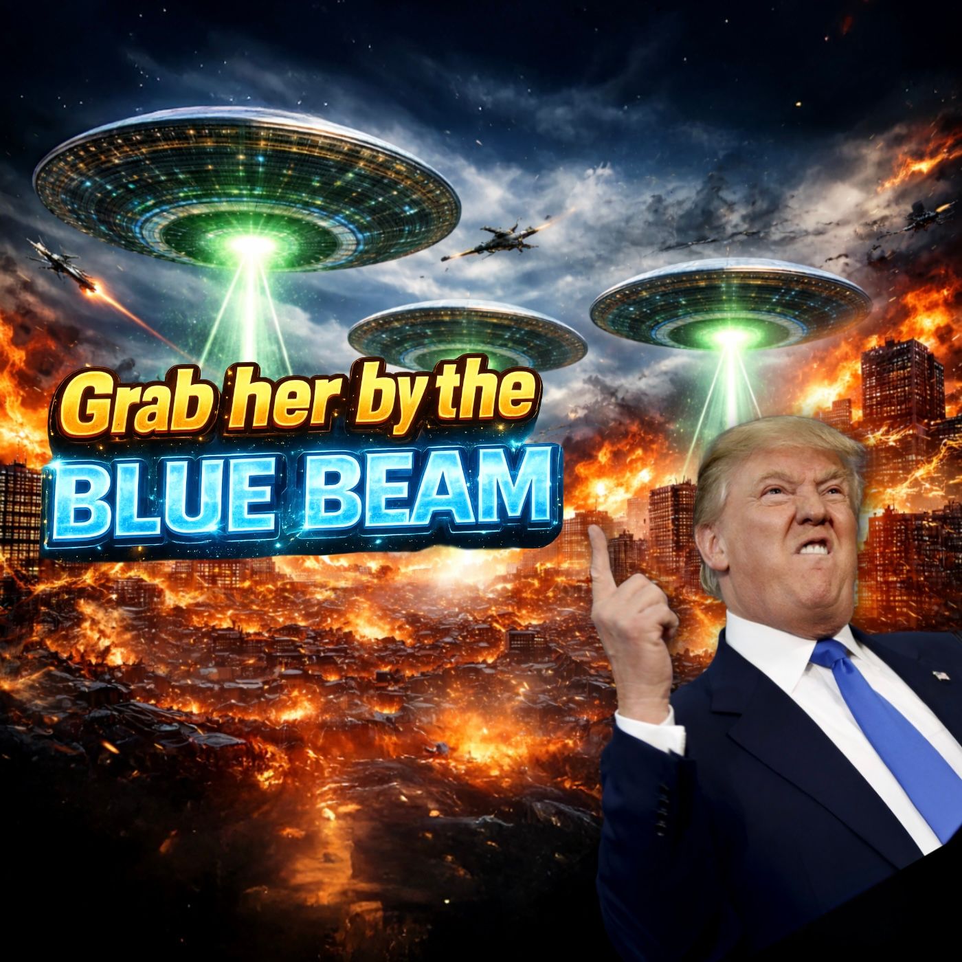 Grab her by the Blue Beam